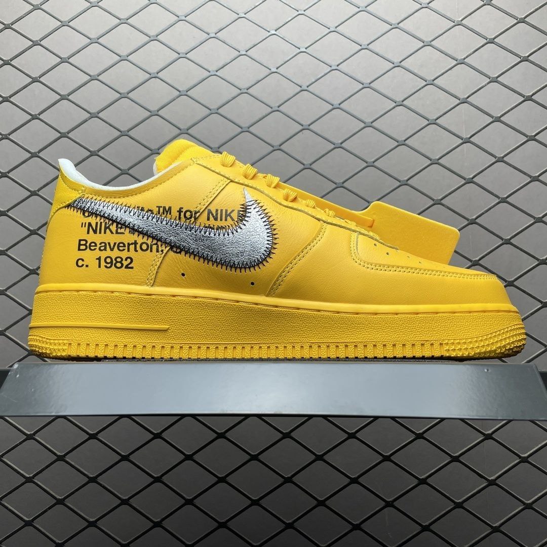 Nike Air Force 1 Low Off-White ICA University Gold