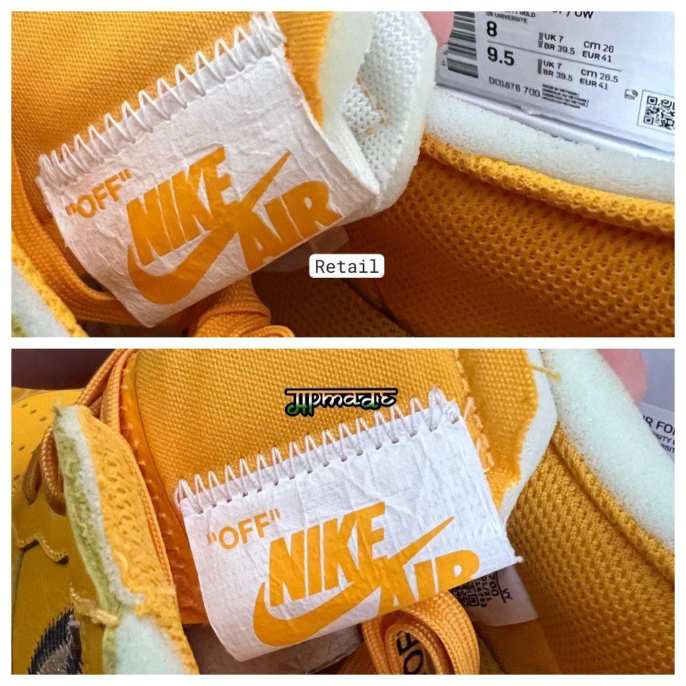 Nike Air Force 1 Low Off-White ICA University Gold
