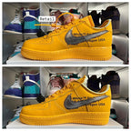 Nike Air Force 1 Low Off-White ICA University Gold