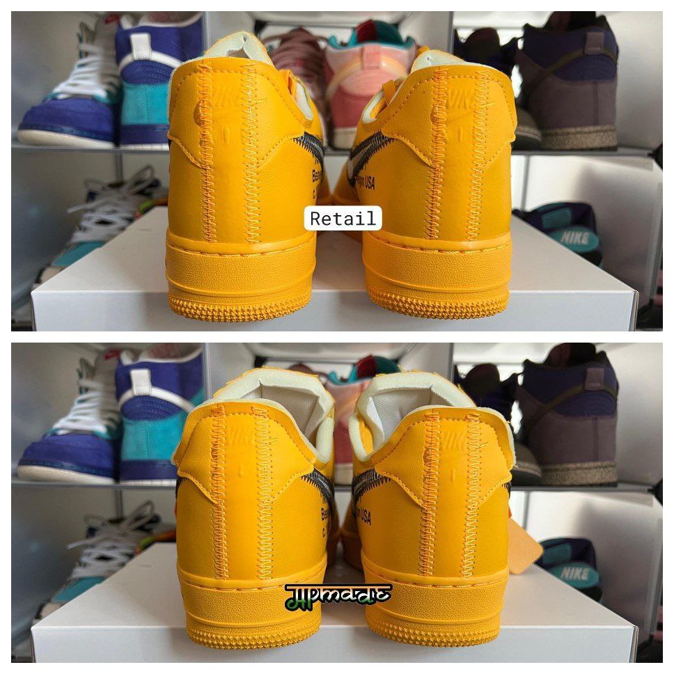Nike Air Force 1 Low Off-White ICA University Gold