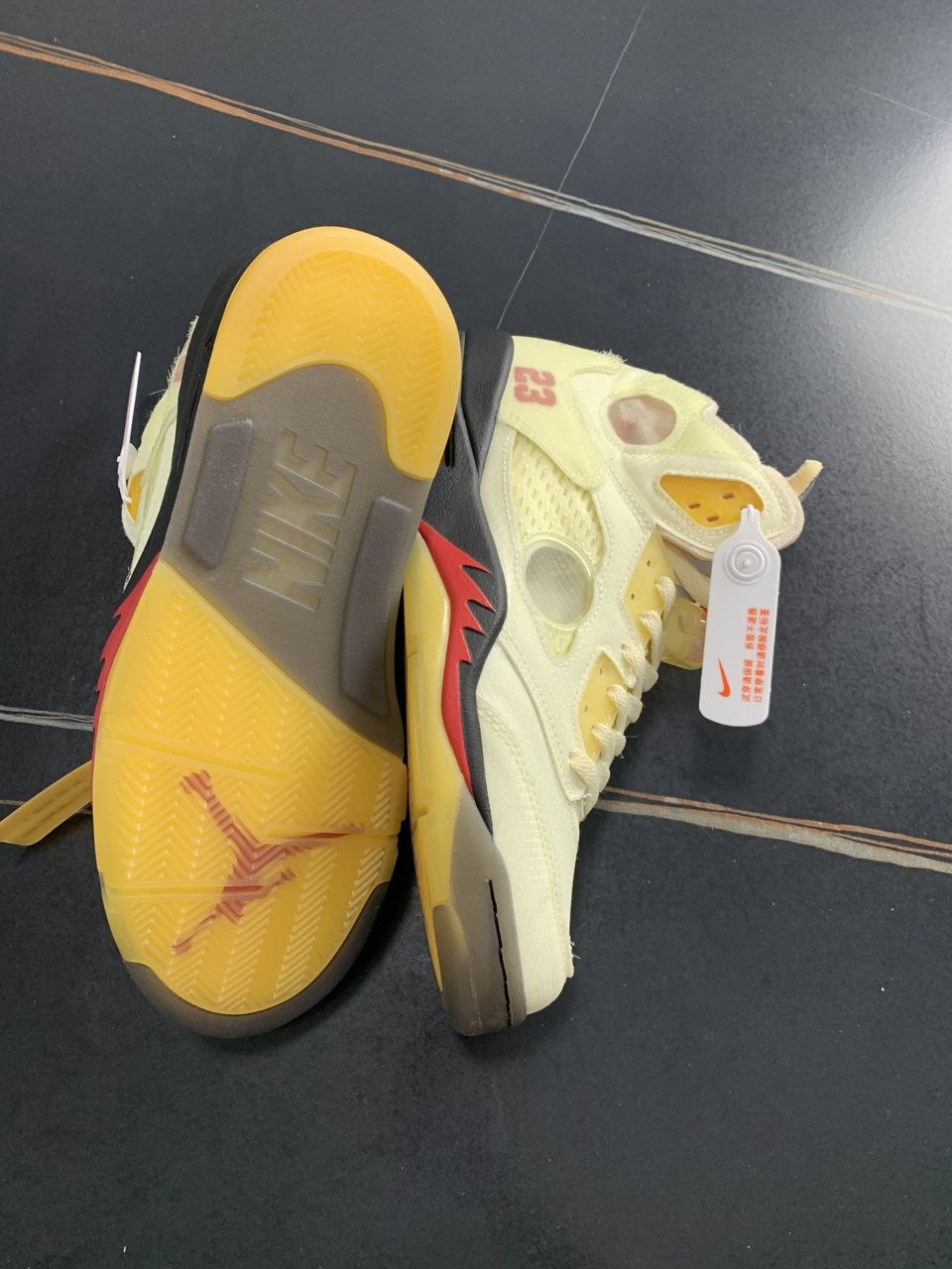 Air Jordan 5 Retro Off-White Sail