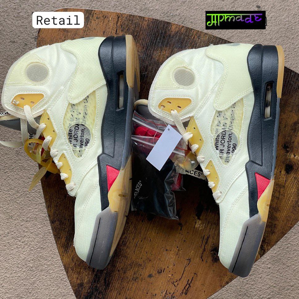 Air Jordan 5 Retro Off-White Sail