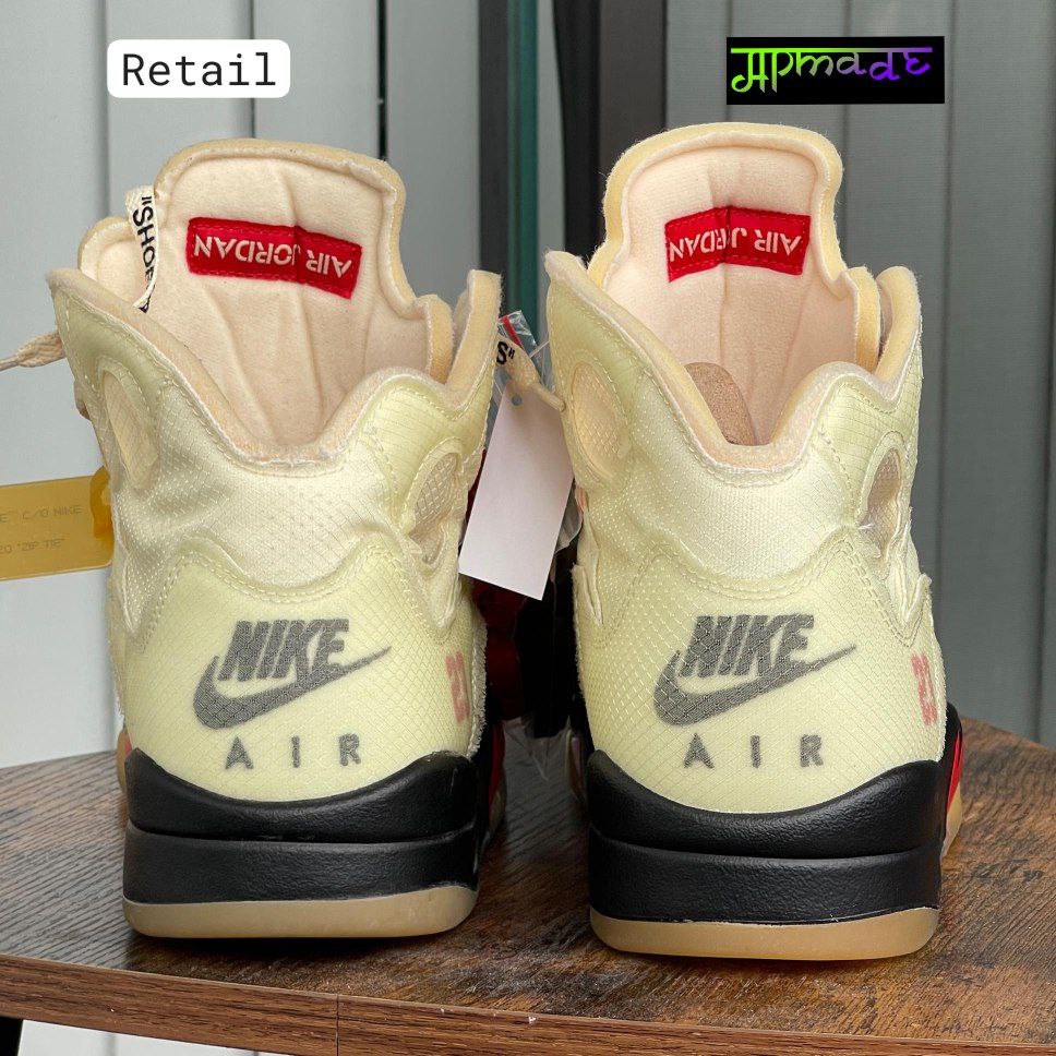 Air Jordan 5 Retro Off-White Sail