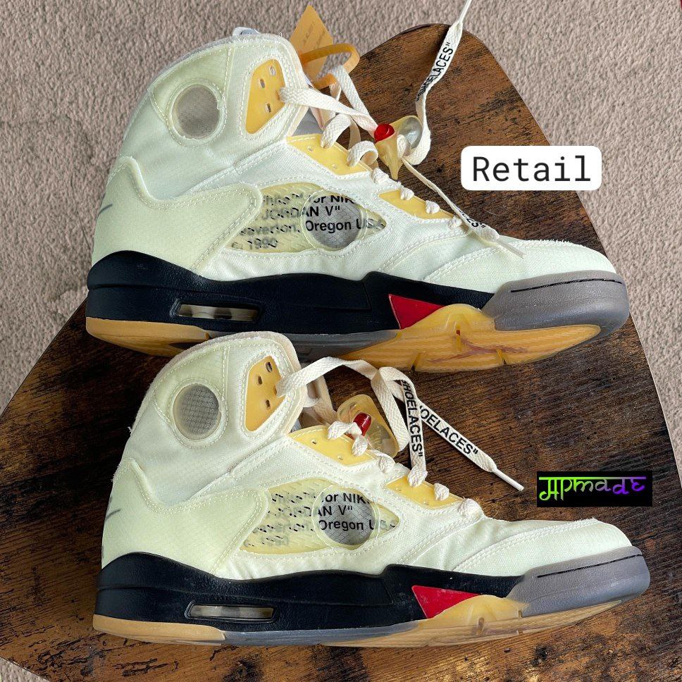 Air Jordan 5 Retro Off-White Sail