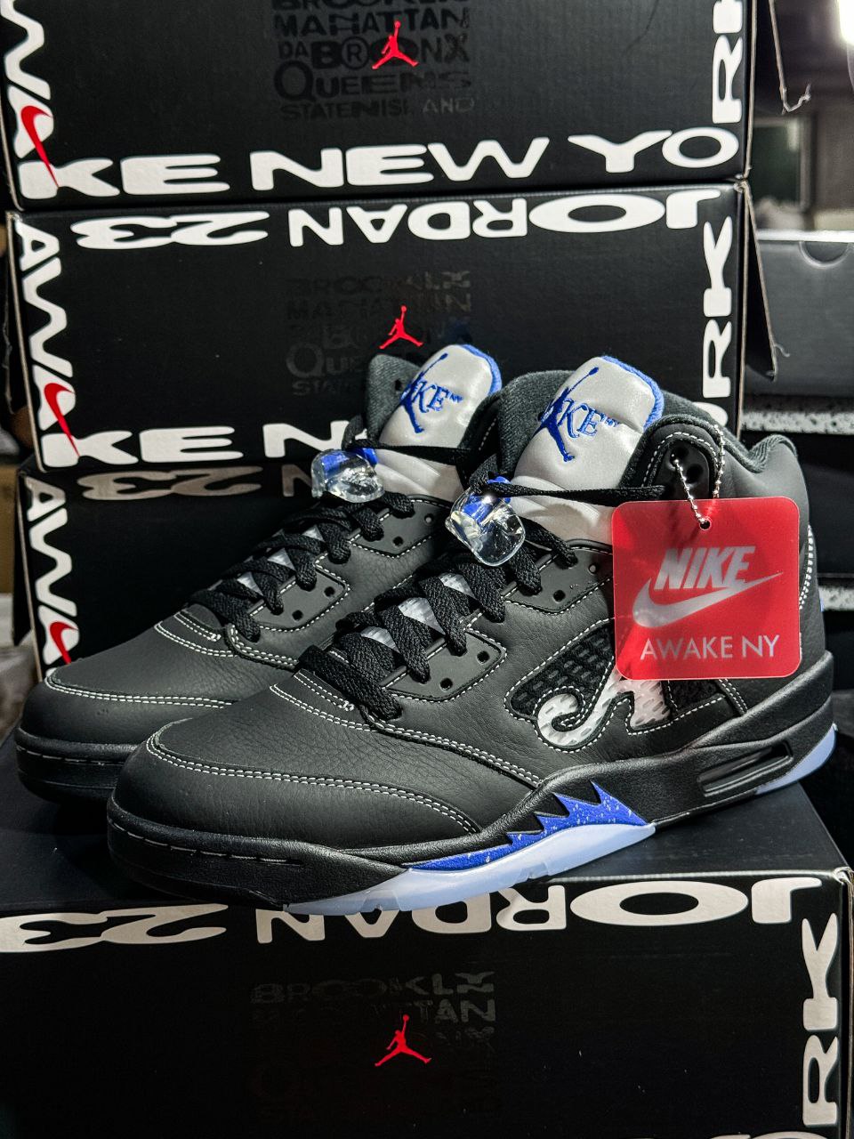 Air Jordan 5 Retro Awake NY Black