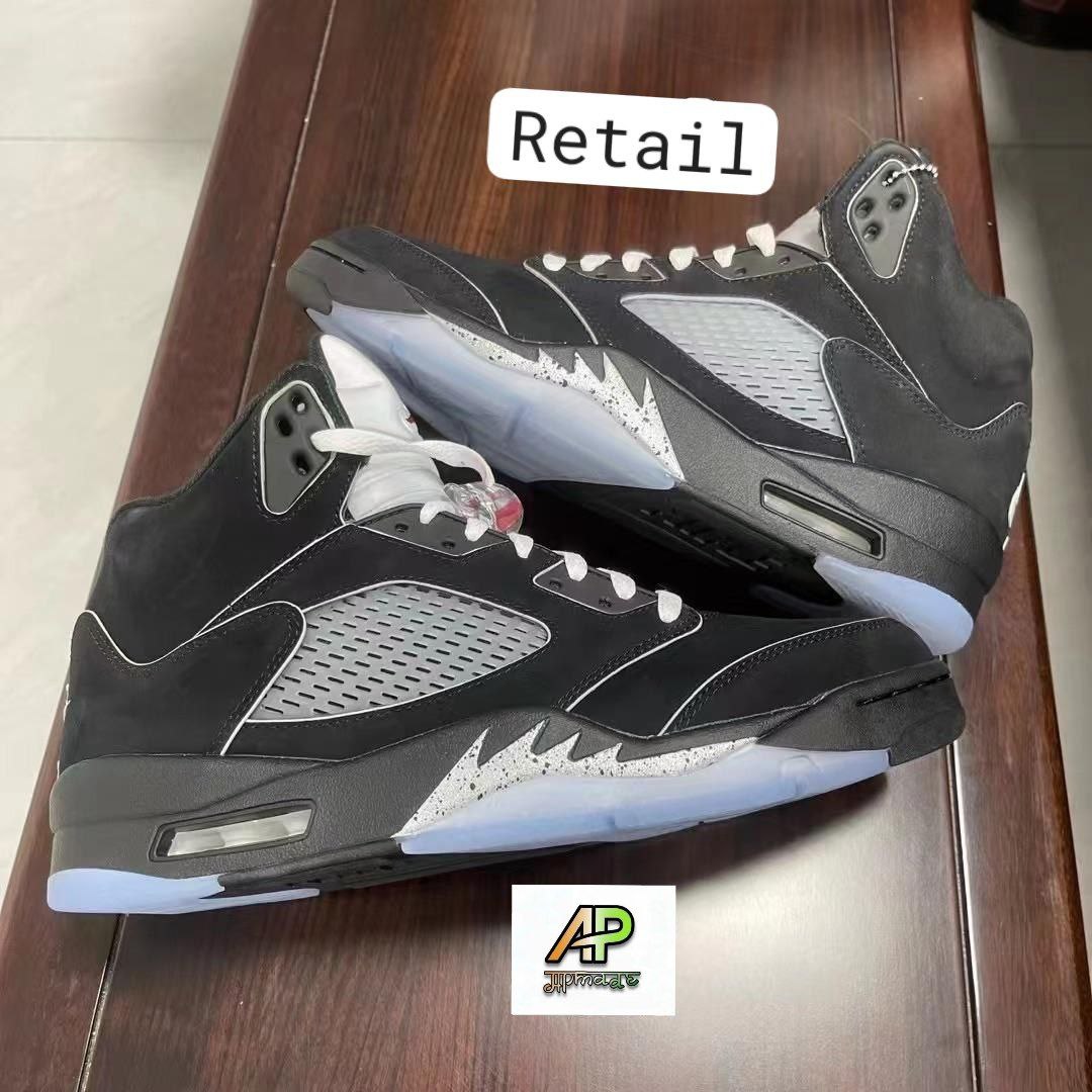Air Jordan 5 Retro OG Black Metallic Reimagined