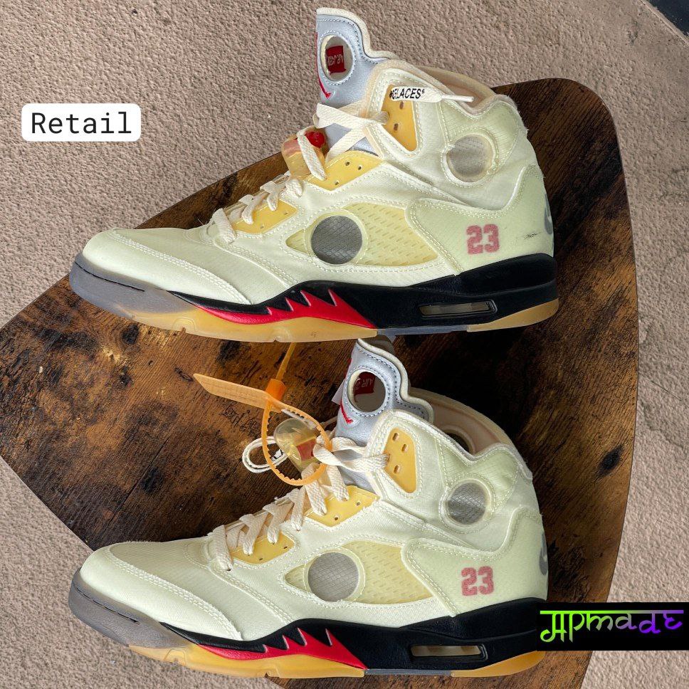 Air Jordan 5 Retro Off-White Sail