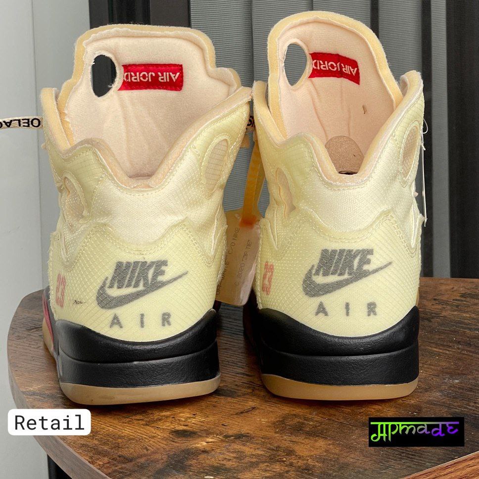 Air Jordan 5 Retro Off-White Sail