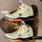 Air Jordan 5 Retro Off-White Sail