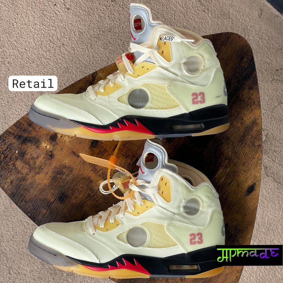 Air Jordan 5 Retro Off-White Sail