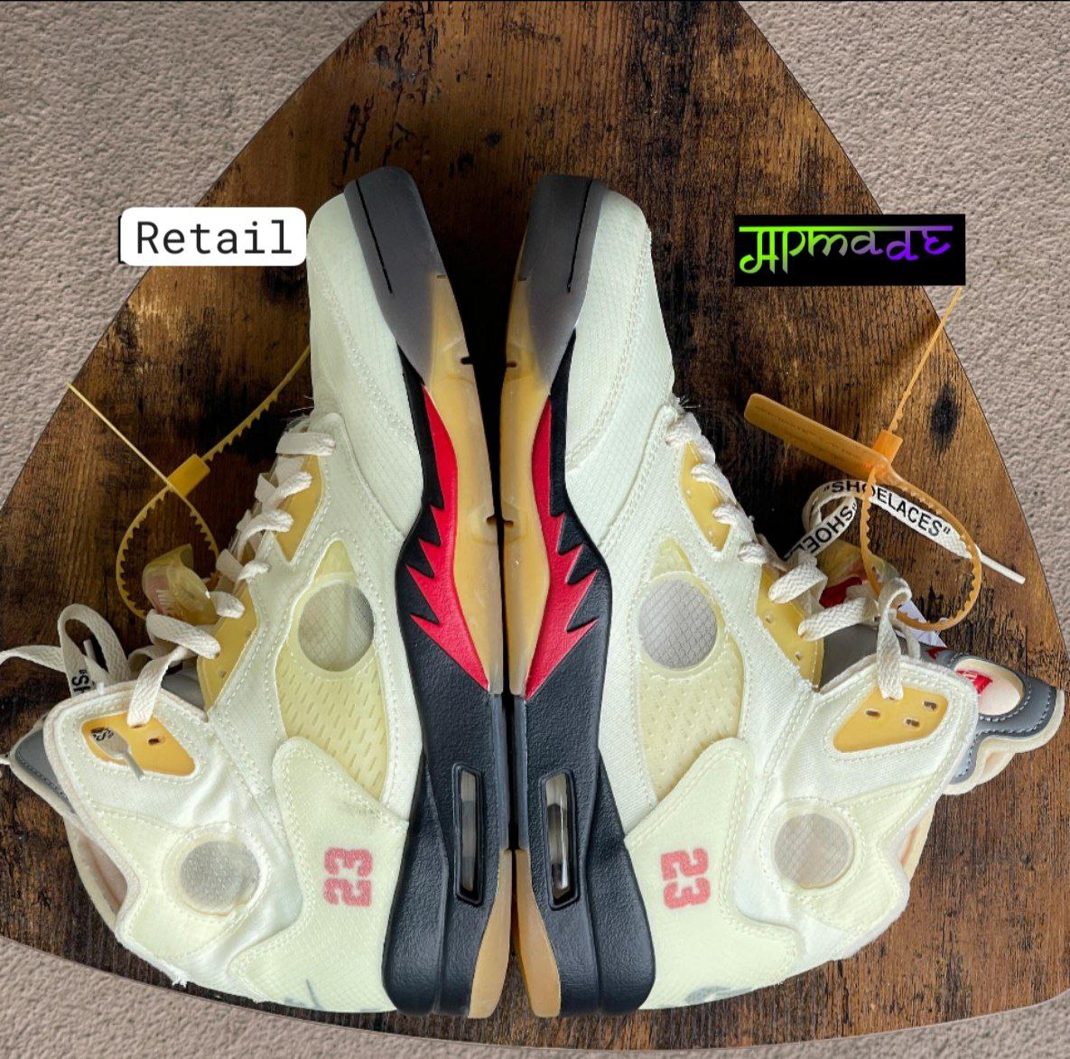 Air Jordan 5 Retro Off-White Sail