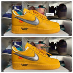 Nike Air Force 1 Low Off-White ICA University Gold