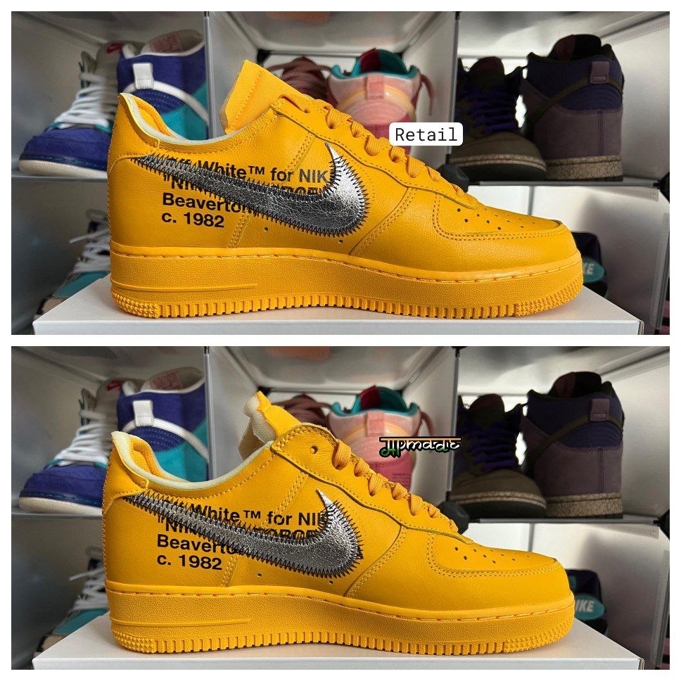 Nike Air Force 1 Low Off-White ICA University Gold