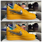Nike Air Force 1 Low Off-White ICA University Gold
