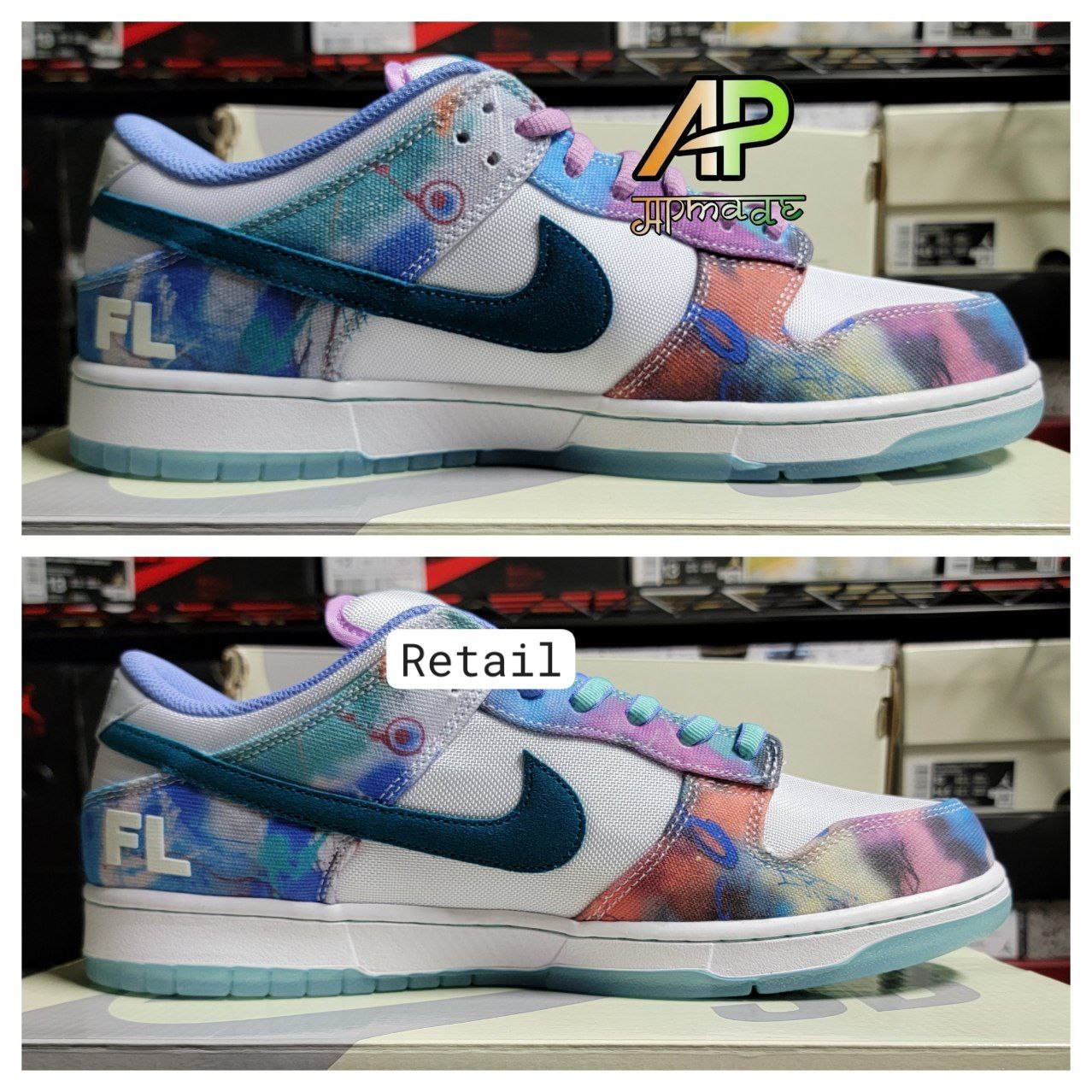 Nike SB Dunk Low Futura Laboratories Bleached Aqua