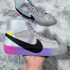 Nike Blazer Mid Off-White Wolf Grey Serena Queen