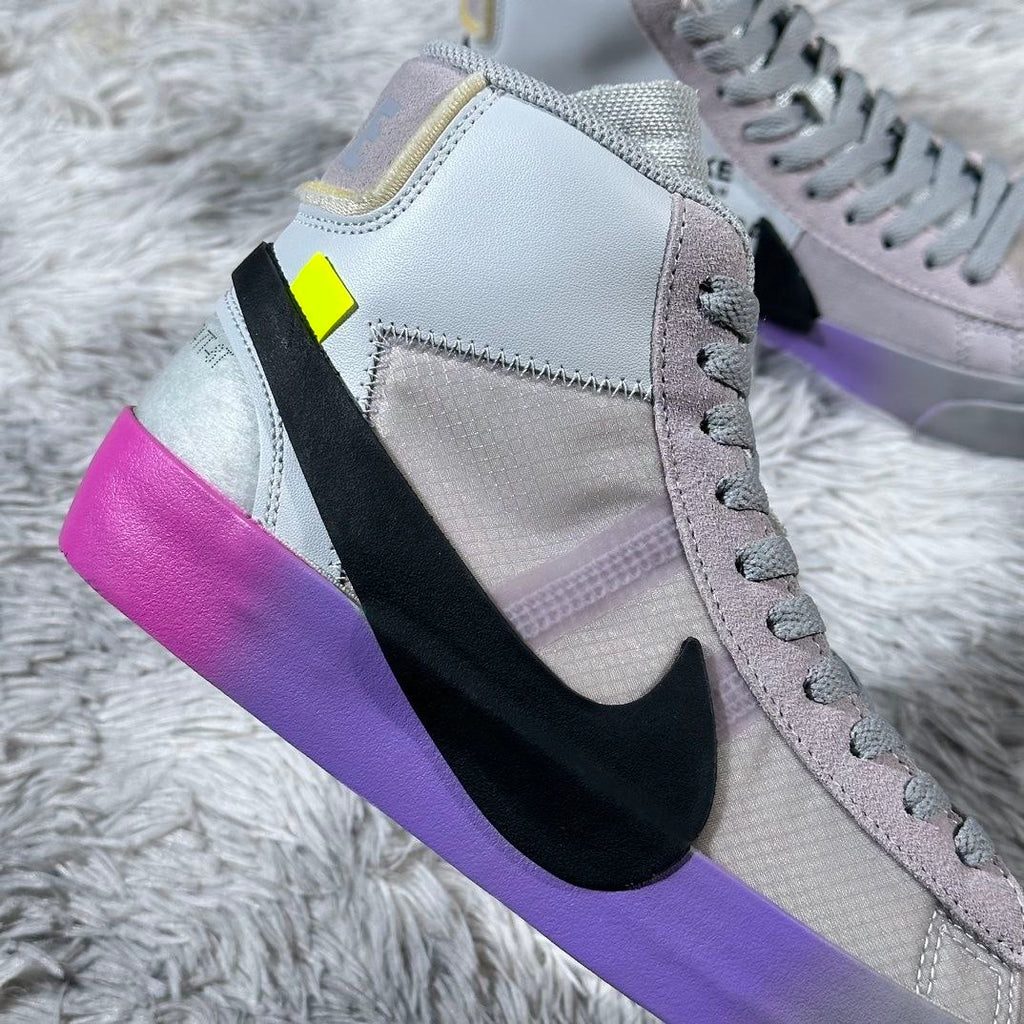 Nike Blazer Mid Off-White Wolf Grey Serena Queen