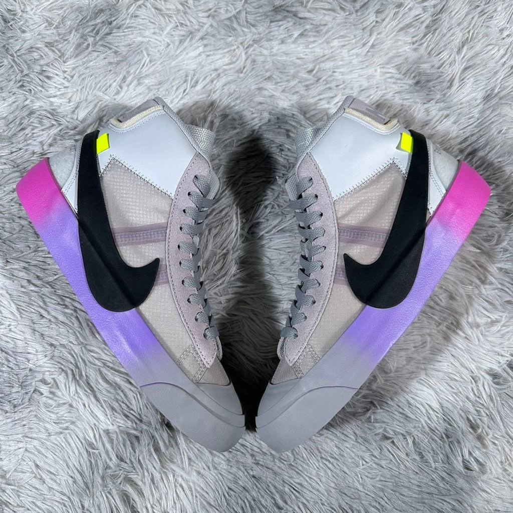 Nike Blazer Mid Off-White Wolf Grey Serena Queen