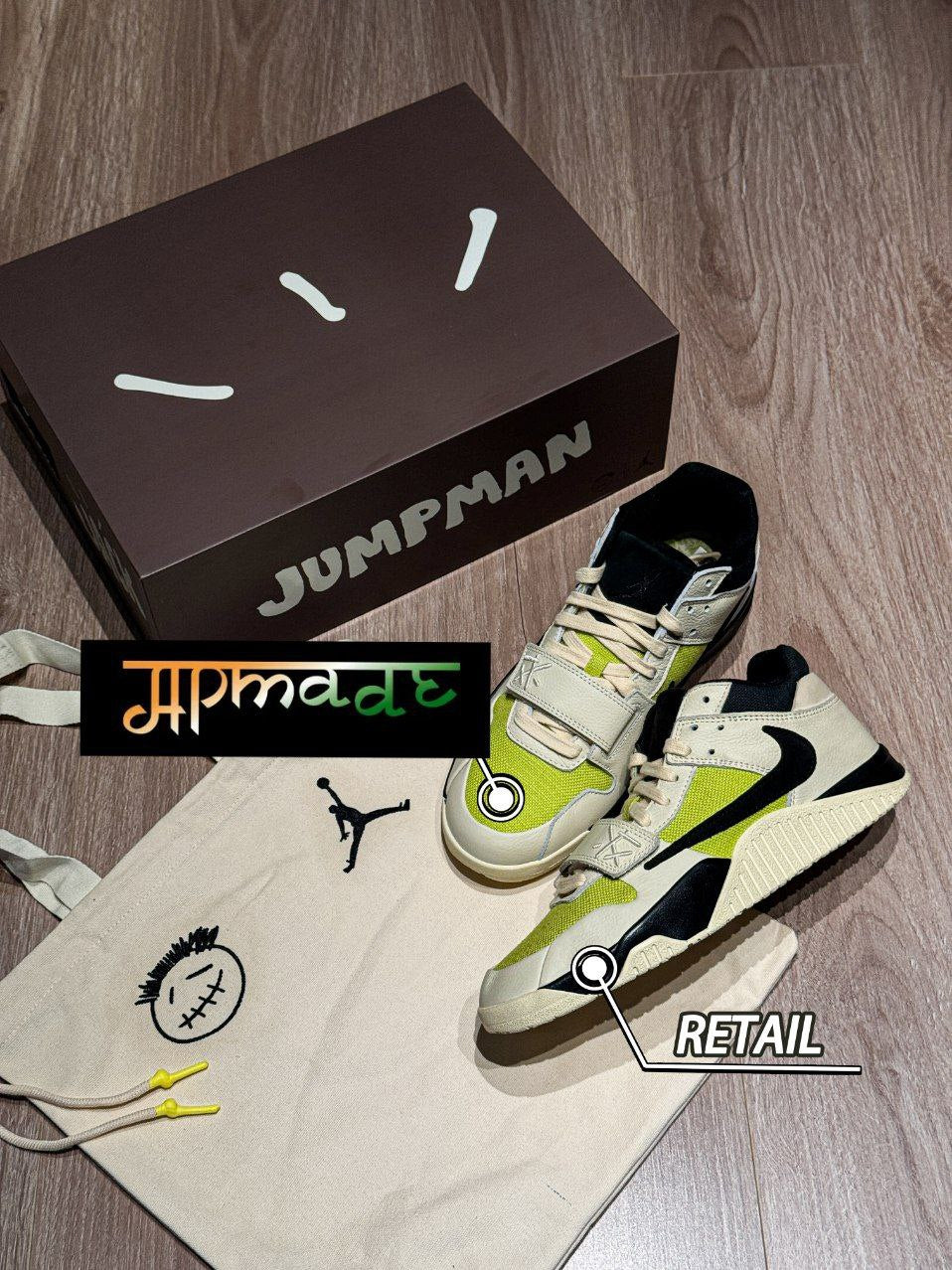 Jordan Jumpman Jack TR Travis Scott Bright Cactus