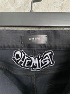 Amiri Chemist Leather Star Jeans