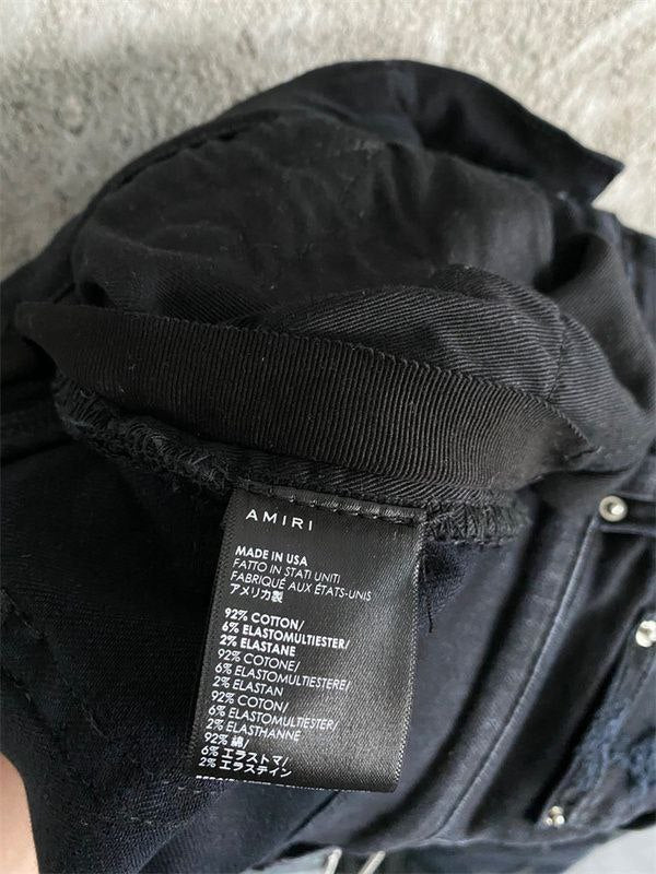 Amiri Chemist Leather Star Jeans