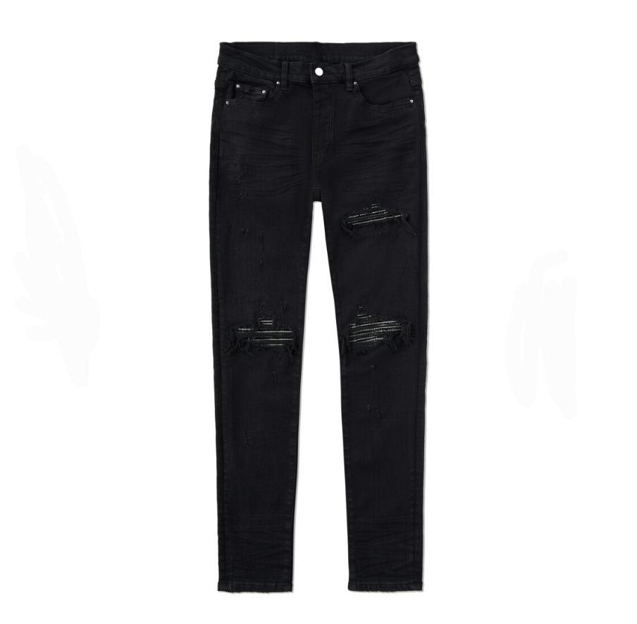 Amiri Chemist Leather Star Jeans