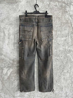 Amiri Indigo Stack Workman Jeans