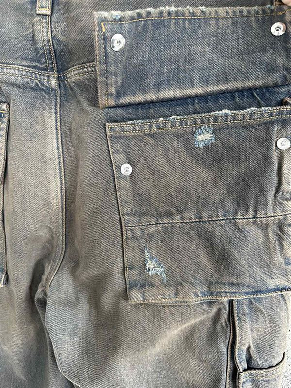Amiri Indigo Stack Workman Jeans