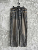 Amiri Indigo Stack Workman Jeans