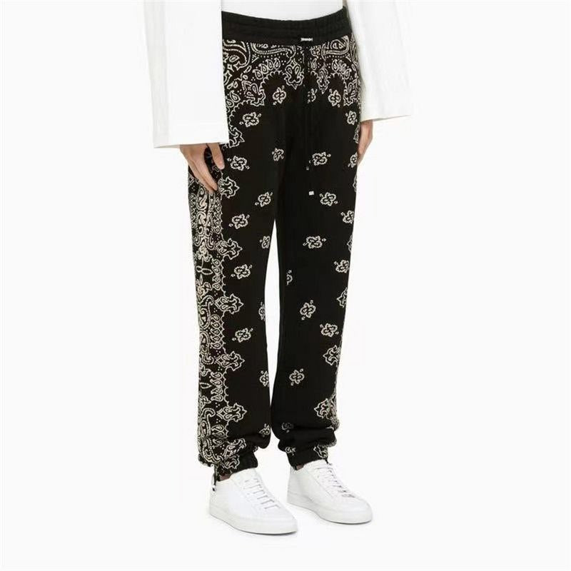 Amiri Taupe Bandana Bleach All Over Pants