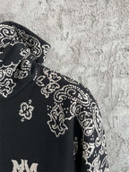 Amiri Taupe Bandana Bleach All Over Hoodie