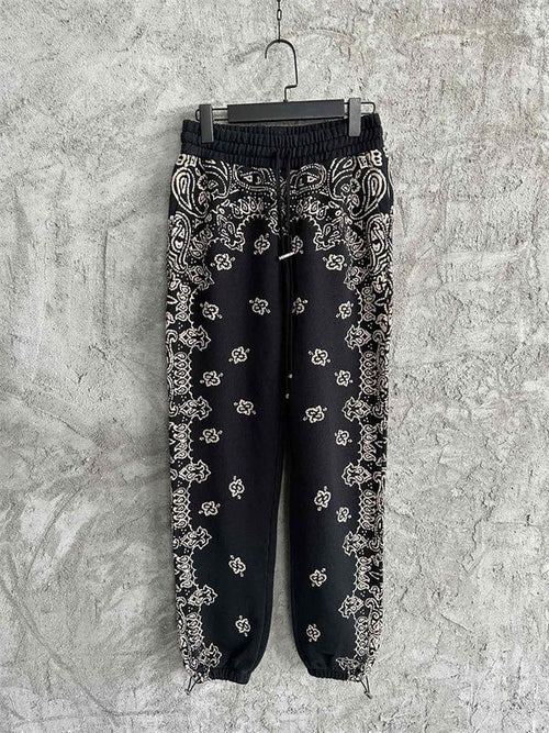 Amiri Taupe Bandana Bleach All Over Pants