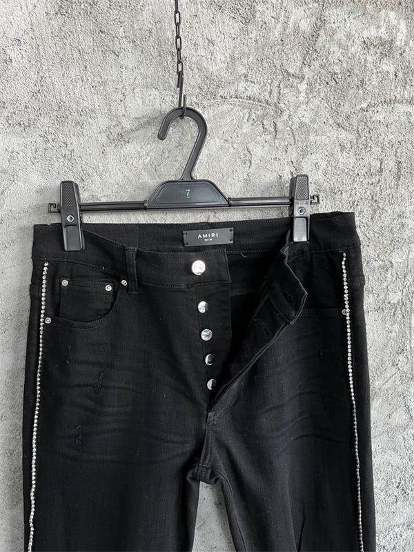 Amiri Rhinestone Jeans
