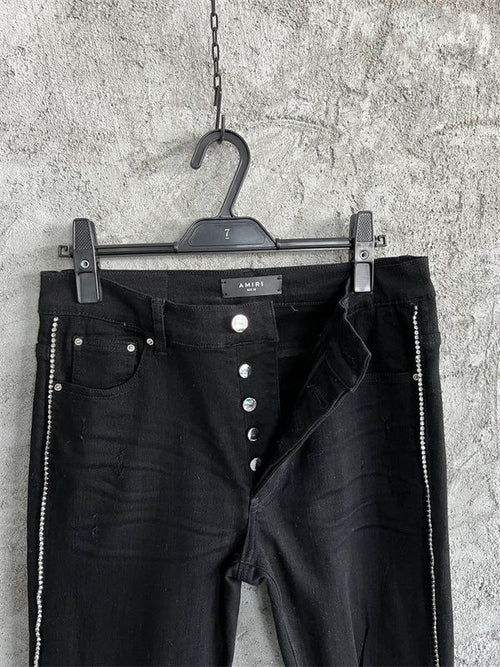 Amiri Rhinestone Jeans