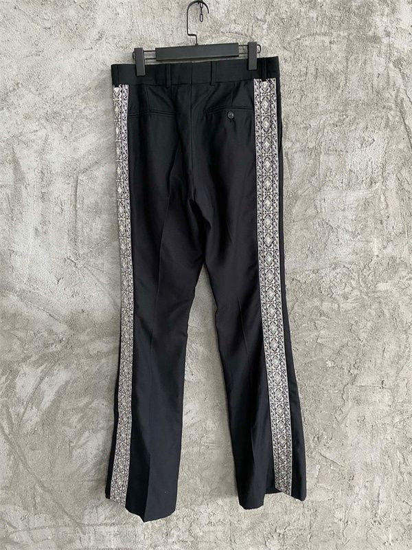 Amiri Rhinestone Bell Bottoms
