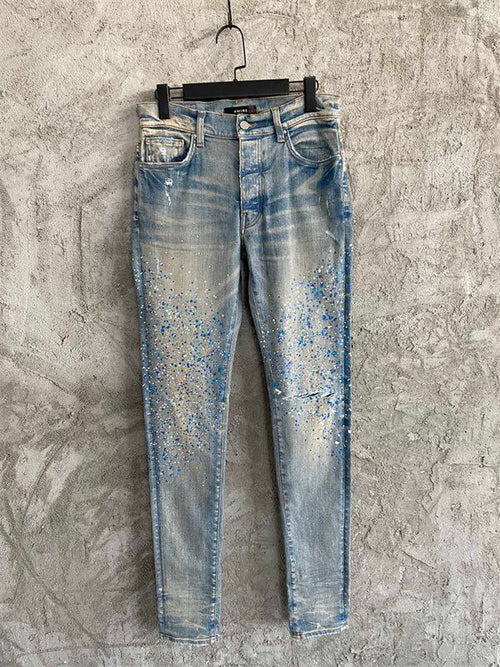 Amiri Crystal Painter Jeans