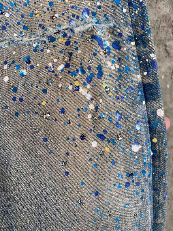 Amiri Crystal Painter Jeans