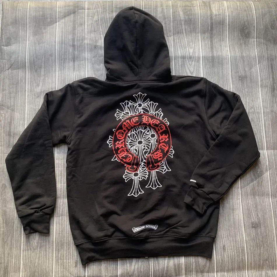 Chrome Hearts Thermal Horseshoe Zip Hoodie
