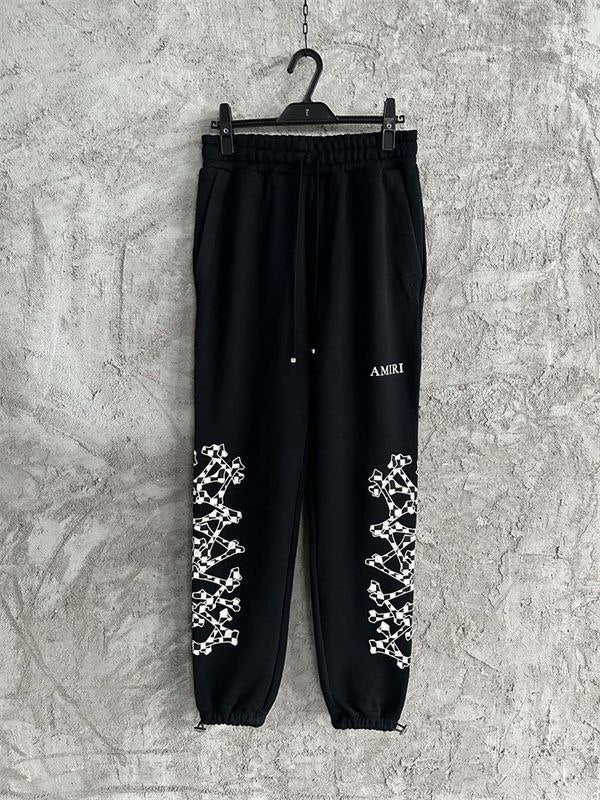 Amiri Black Bones Trackpants