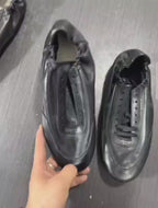 Prada Collapse Leather Sneakers