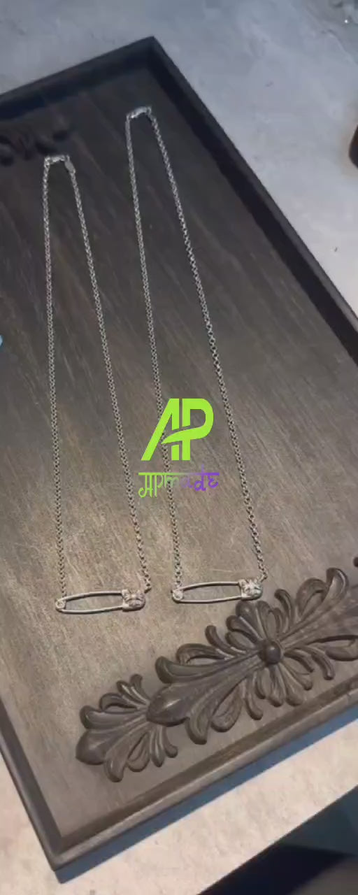 Chrome Hearts Safety Pin Necklace
