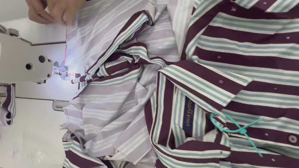 Louis Vuitton Striped Short-Sleeve Shirt