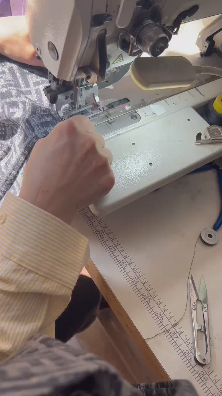 Fendi FF Monogram Denim Short-Sleeve Shirt