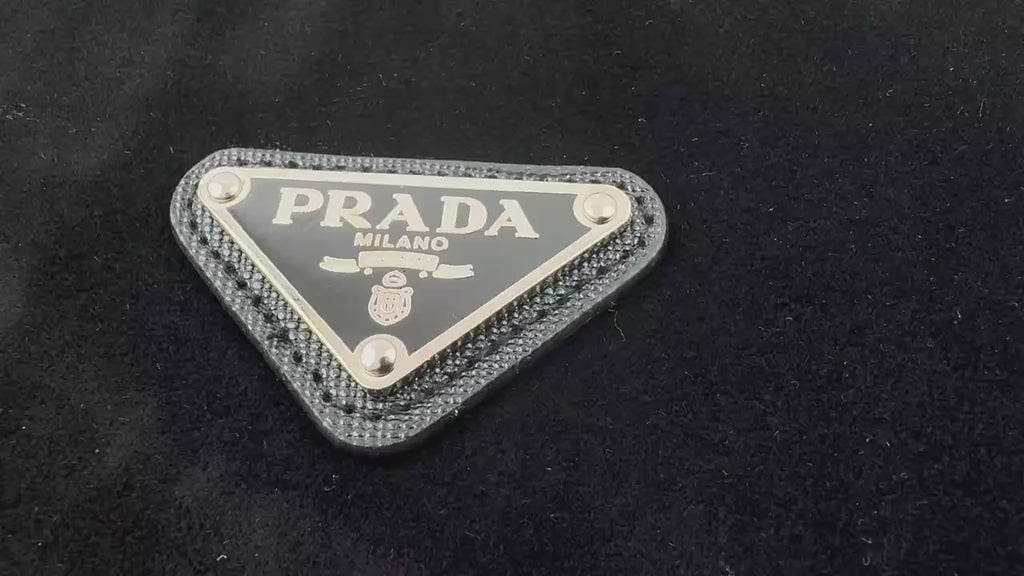 Prada Velvet Triangle Coat